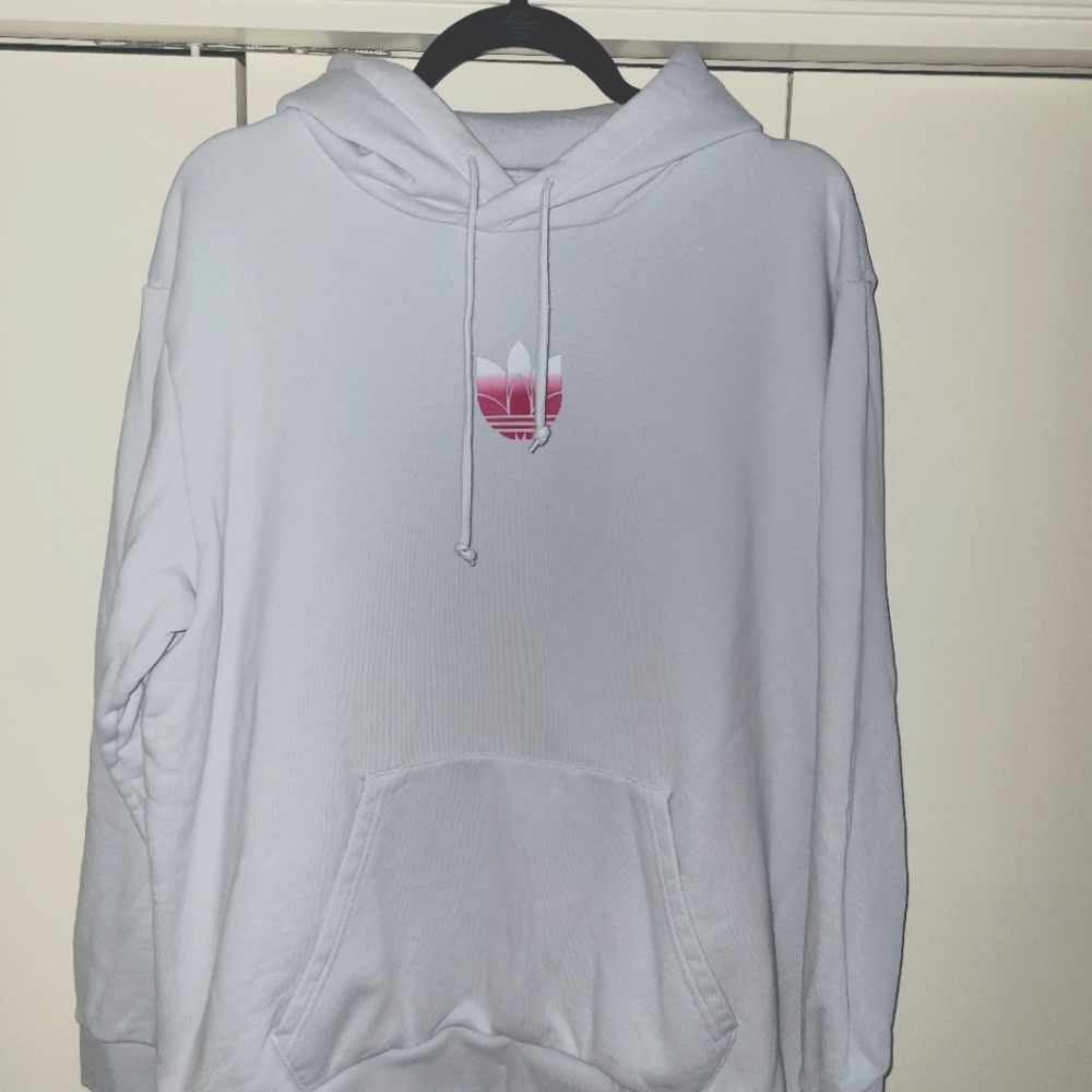 Adidas pale blue/grey sweatshirt XL